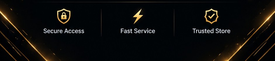 Secure Access · Fast Service · Trusted Store