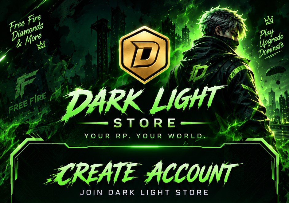 Dark Light Store — Create account